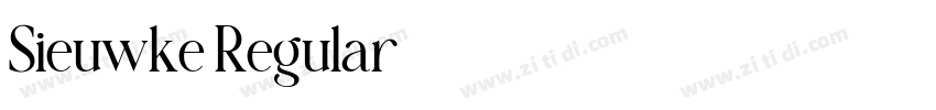 Sieuwke Regular字体转换